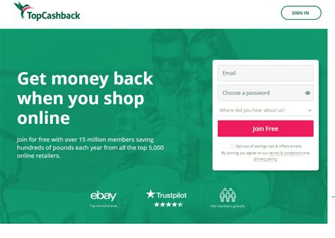 mr cashback|sign into my topcashback account.